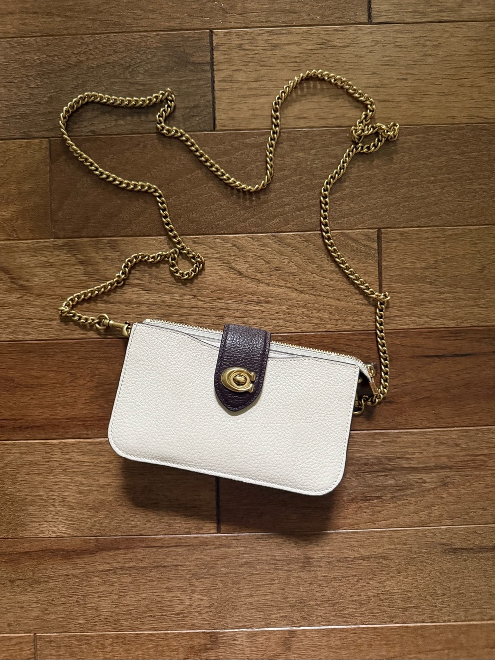 Coach Noa Pop-Up Messenger in Colorblock Polished Pebble Leather Crossbody Bag